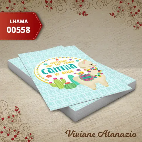 Adesivo Tubete Lhama - 00558