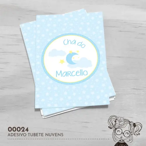 Adesivo Tubete Nuvens - 00024