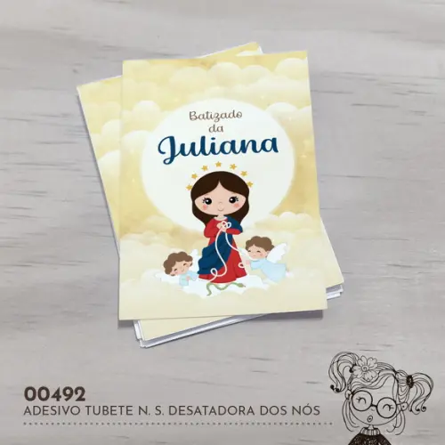 Adesivo Tubete N. S. Desatadora dos Nós - 00492