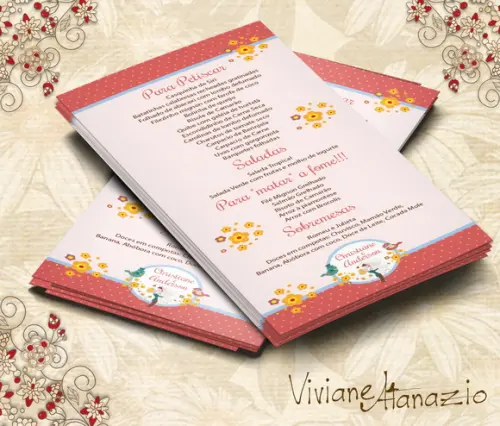 Cardápio Casamento - 00013