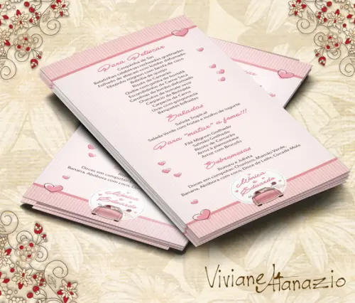 Cardápio Casamento - 00019
