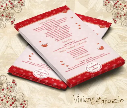 Cardápio Casamento - 00018