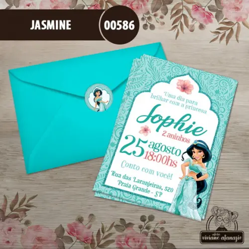 Convite Jasmine - 00586
