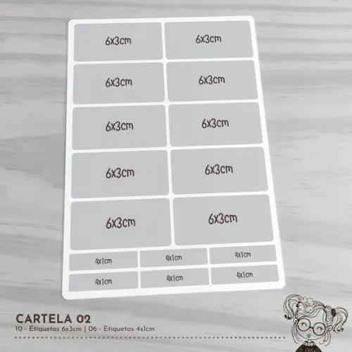 Etiqueta Escolar Nuvens - 00024