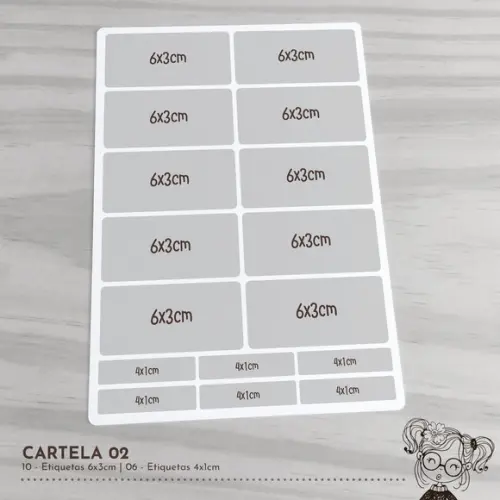 Etiqueta Escolar Panda - 00489