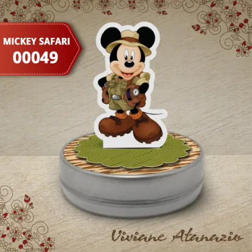 Latinha 3d Mickey Safari - 00049