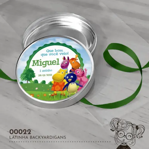 Latinha Adesivada Backyardigans - 00022