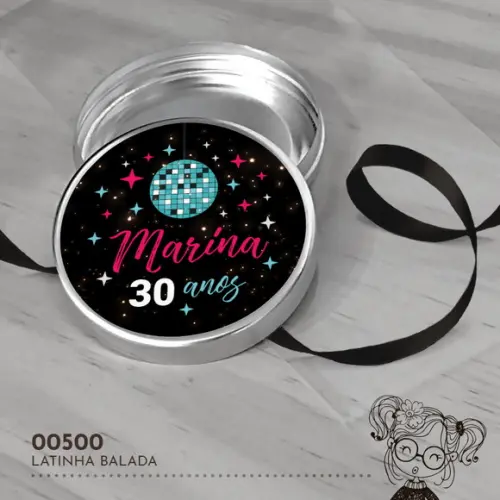 Latinha Adesivada Balada - 00500