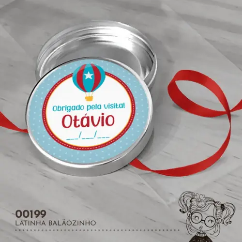 Latinha Adesivada Balãozinho - 00199