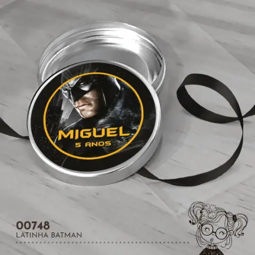 Latinha Adesivada Batman - 00748