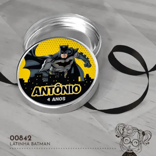 Latinha Adesivada Batman - 00842