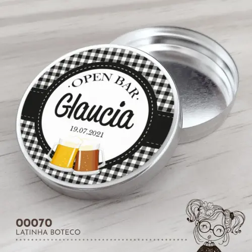 Latinha Adesivada Boteco - 00070