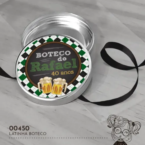 Latinha Adesivada Boteco - 00450