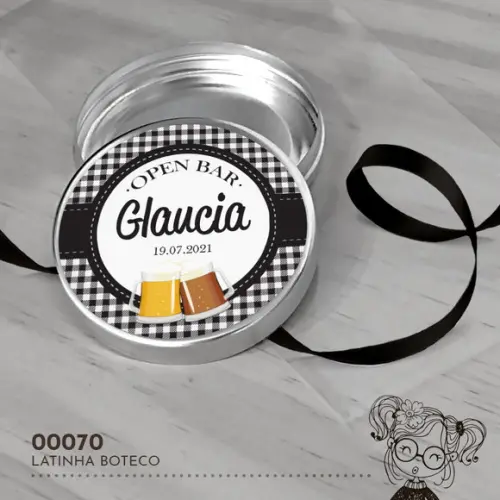 Latinha Adesivada Boteco - 00070