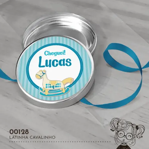 Latinha Adesivada Cavalinho - 00128