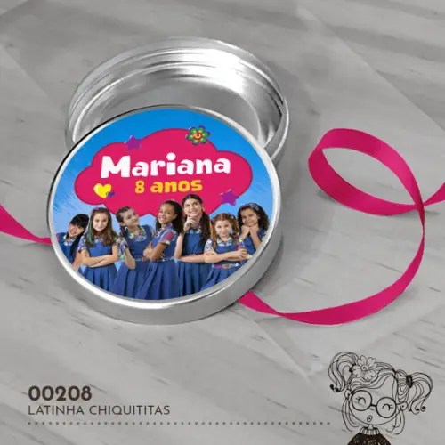 Latinha Adesivada Chiquititas - 00208