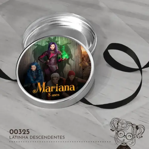 Latinha Adesivada Descendentes - 00325