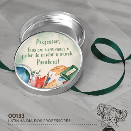 Latinha Adesivada Dia dos Professores - 00133