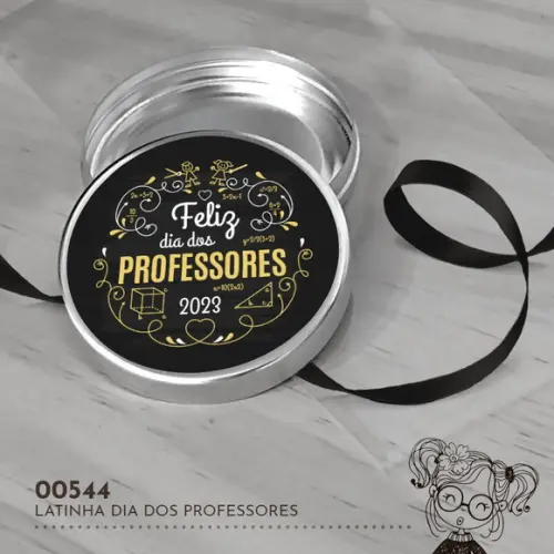 Latinha Adesivada Dia dos Professores - 00544