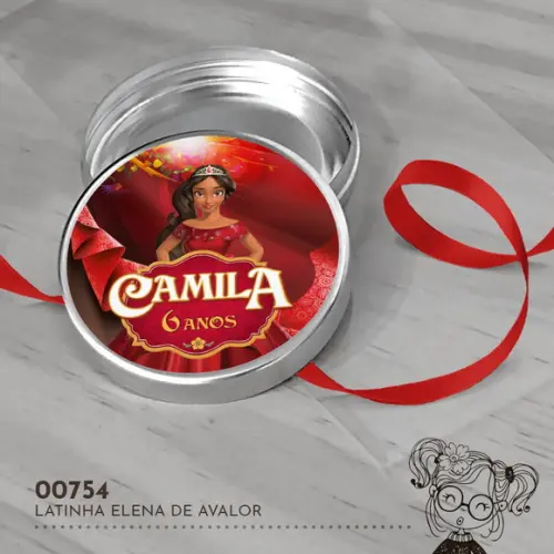 Latinha Adesivada Elena de Avalor - 00754