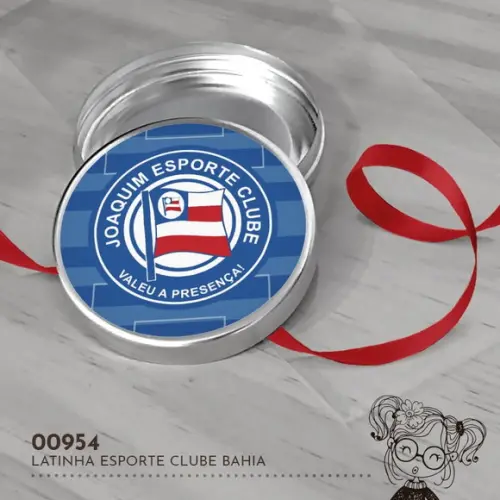 Latinha Adesivada Esporte Clube Bahia - 00954