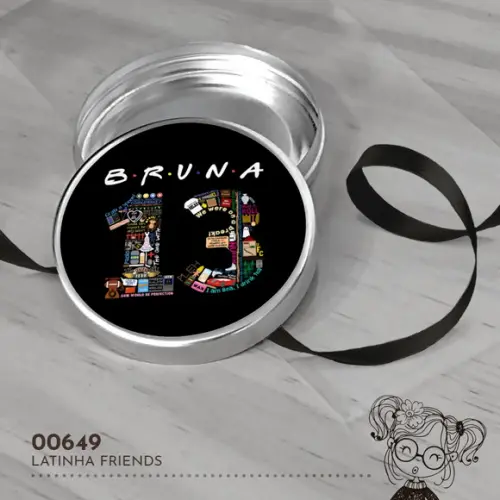 Latinha Adesivada Friends - 00649