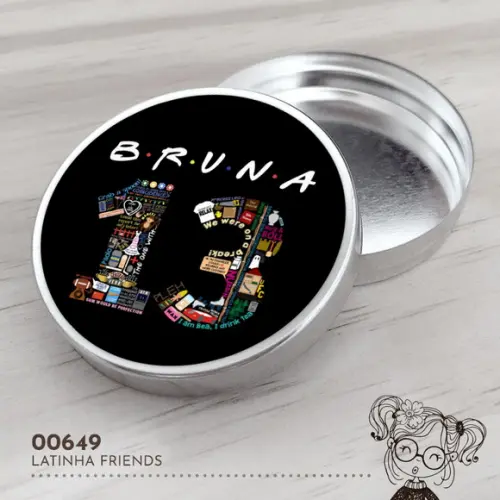Latinha Adesivada Friends - 00649