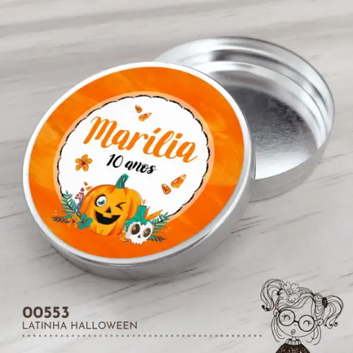 Latinha Adesivada Halloween - 00553
