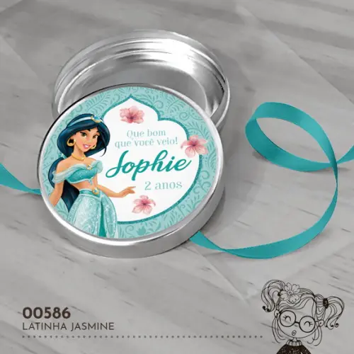 Latinha Adesivada Jasmine - 00586