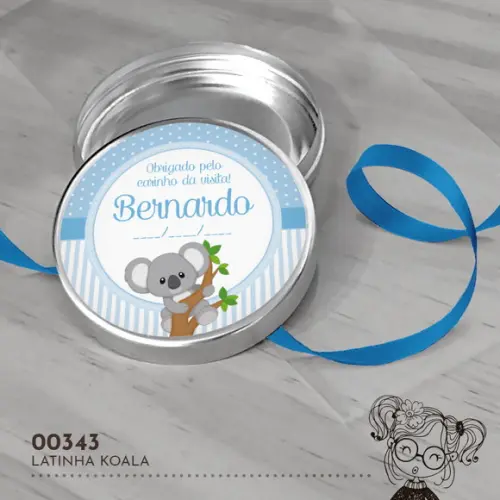 Latinha Adesivada Koala - 00343