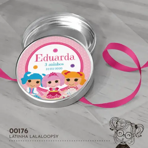 Latinha Adesivada Lalaloopsy - 00176