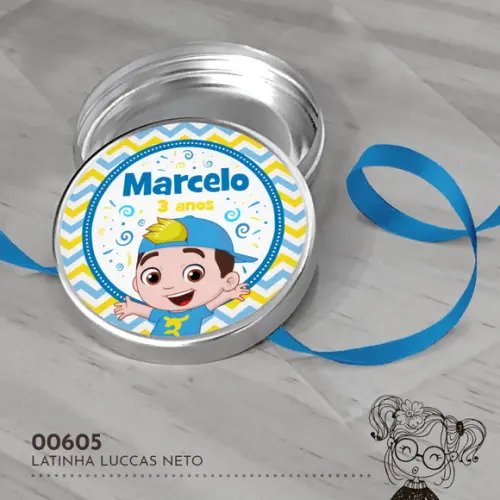 Latinha Adesivada Luccas Neto - 00605