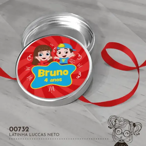 Latinha Adesivada Luccas Neto - 00732