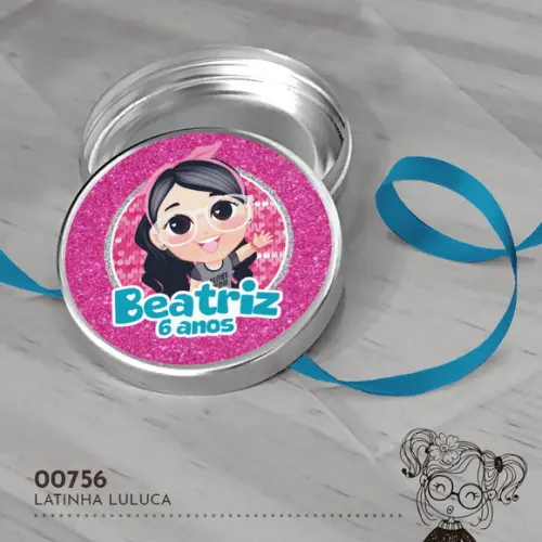 Latinha Adesivada Luluca - 00756