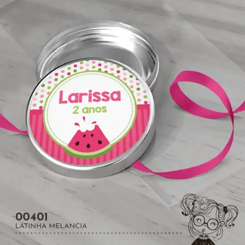 Latinha Adesivada Melancia - 00401
