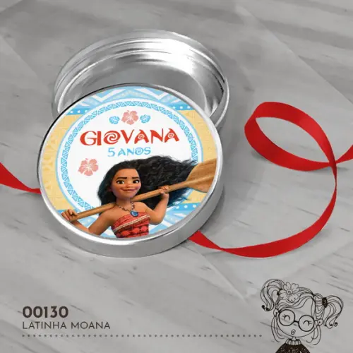 Latinha Adesivada Moana - 00130
