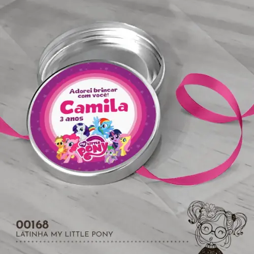 Latinha Adesivada My Little Pony - 00168