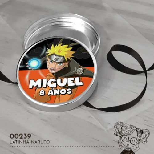 Latinha Adesivada Naruto - 00239