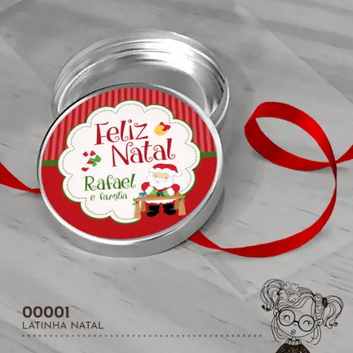 Latinha Adesivada Natal - 00001