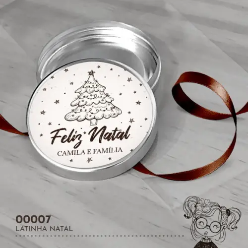 Latinha Adesivada Natal - 00007