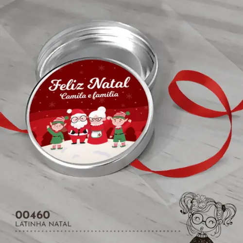 Latinha Adesivada Natal - 00460
