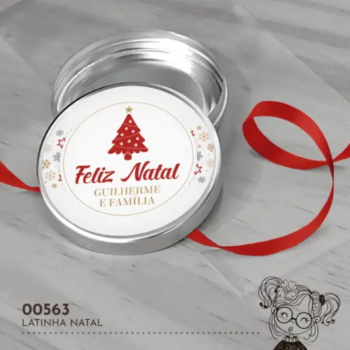 Latinha Adesivada Natal - 00563
