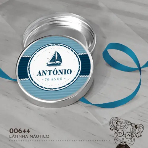 Latinha Adesivada Náutico - 00644