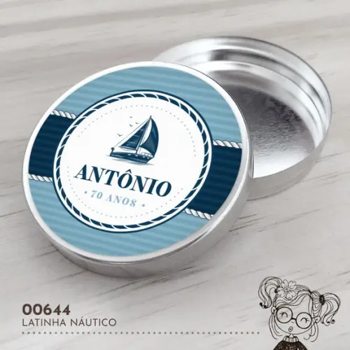 Latinha Adesivada Náutico - 00644