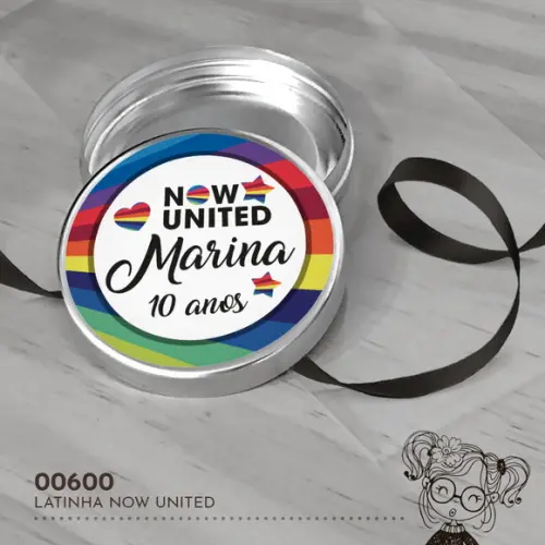 Latinha Adesivada Now United - 00600