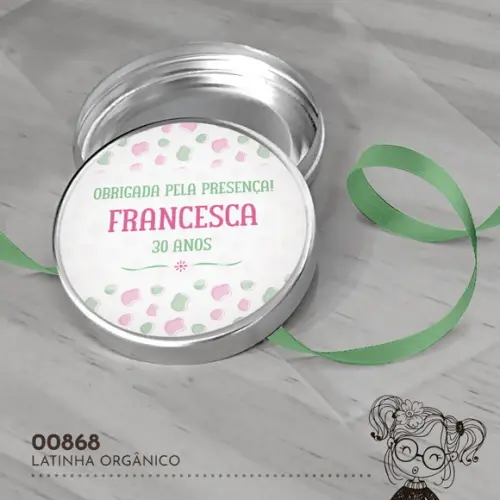 Latinha Adesivada Orgânico - 00868