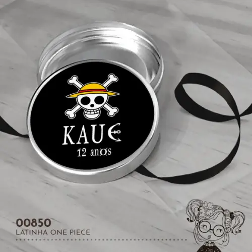 Latinha Adesivada One Piece - 00850