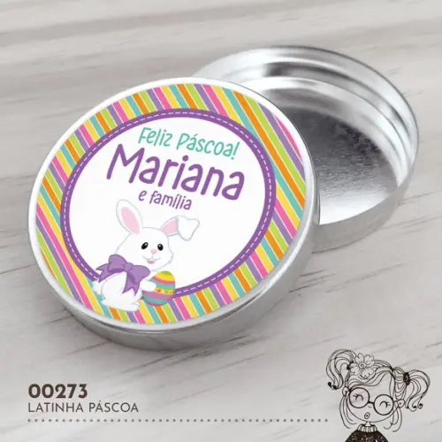 Latinha Adesivada Páscoa - 00273
