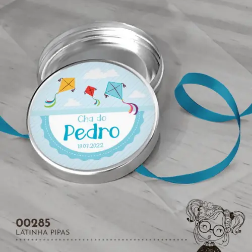 Latinha Adesivada Pipas - 00285