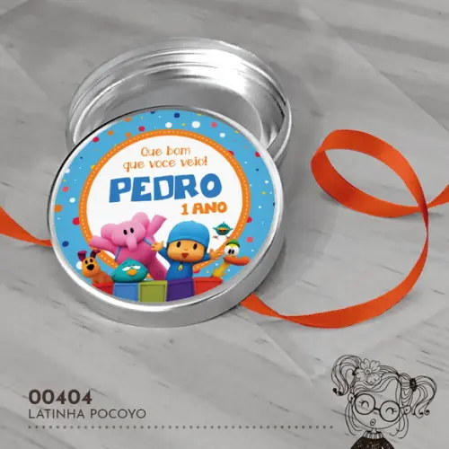 Latinha Adesivada Pocoyo - 00404